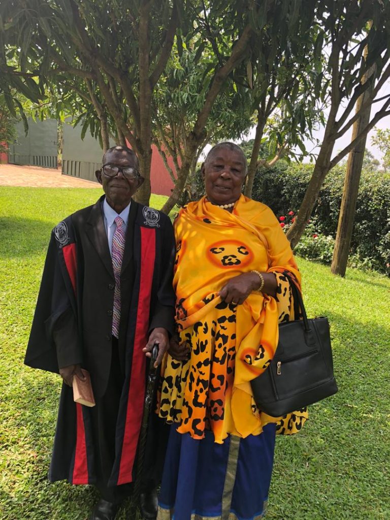 Mr Kosia and Mrs Violet Barugahare, in whose names the Foundation was established