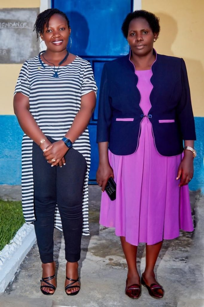 Foundation members with the headmistress